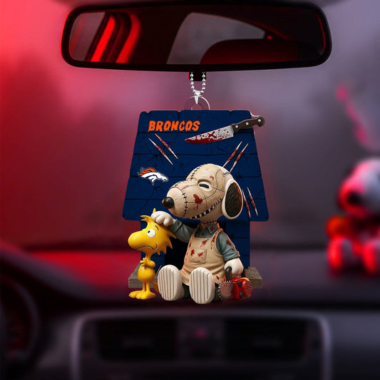 Horror Character x NFL DEN ORNAMENT CAR NDT NHM