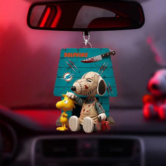 Horror Character x NFL MIA ORNAMENT CAR NDT NHM