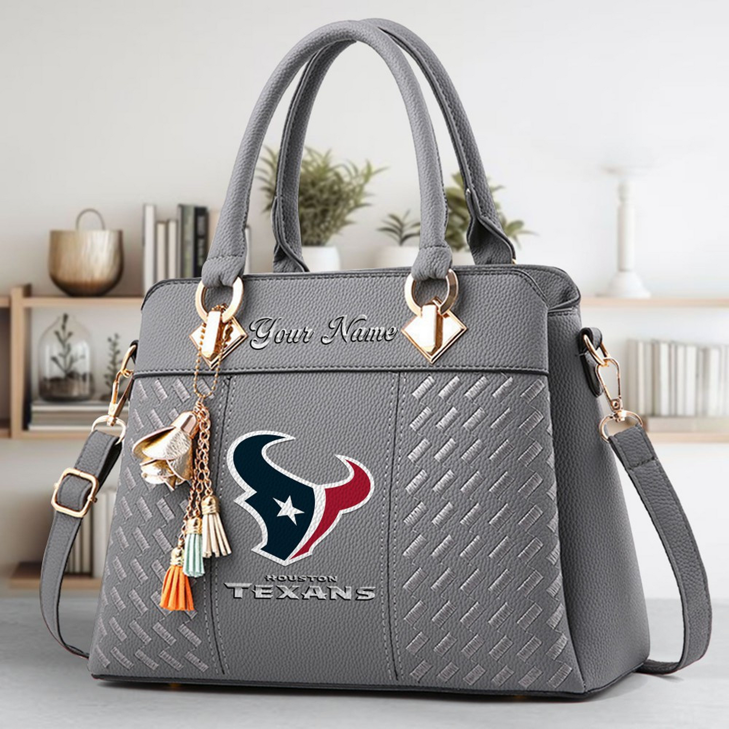 HOU x NFL Leather Bag DATND TANTD