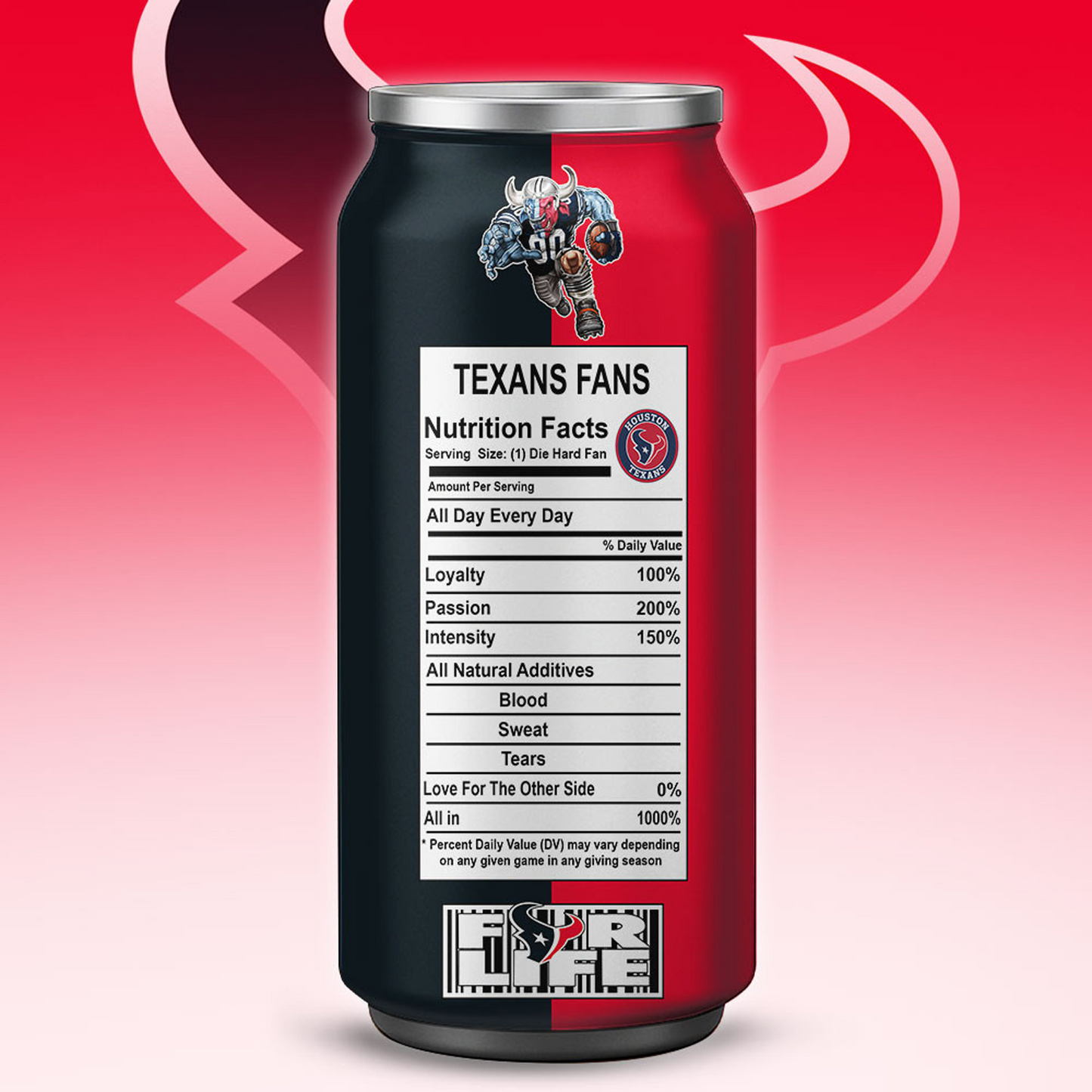 HOU x NFL Monster Energy Tumbler Gift for Fans DATND TANTD