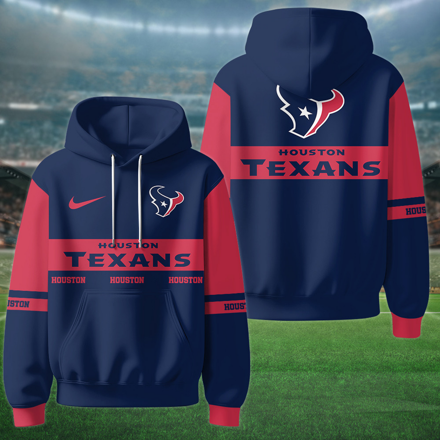 HOU x NFL Special Hoodie New Style Personalized Gifts For Fan DATND TANTD