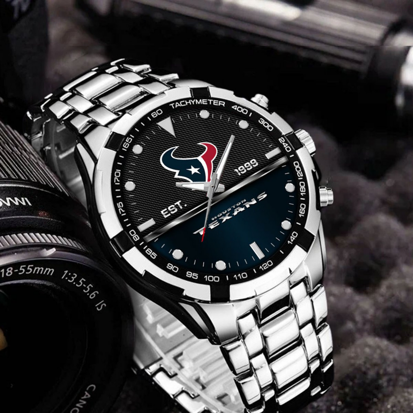 HOU x NFL Stainless Steel Watch DATND TANTD