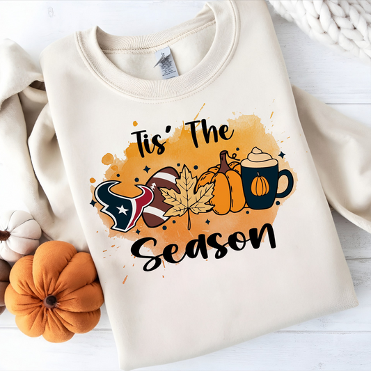 HOU x NFL Tis' The SeaSon Sweatshirt DatND DVT