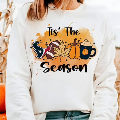 HOU x NFL Tis' The SeaSon Sweatshirt DatND DVT