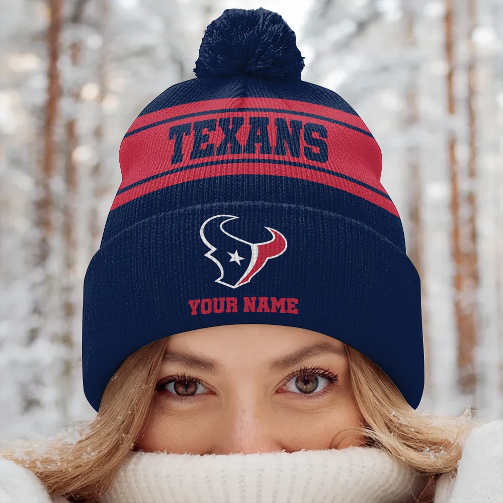 HOU x NFL Woolen Beanie Hat Aldult And Kid DatND DVT