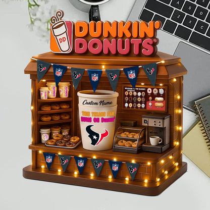 HT Acrylic Block - NFL x Dunkin Donuts Gift For Fans DDT CTND