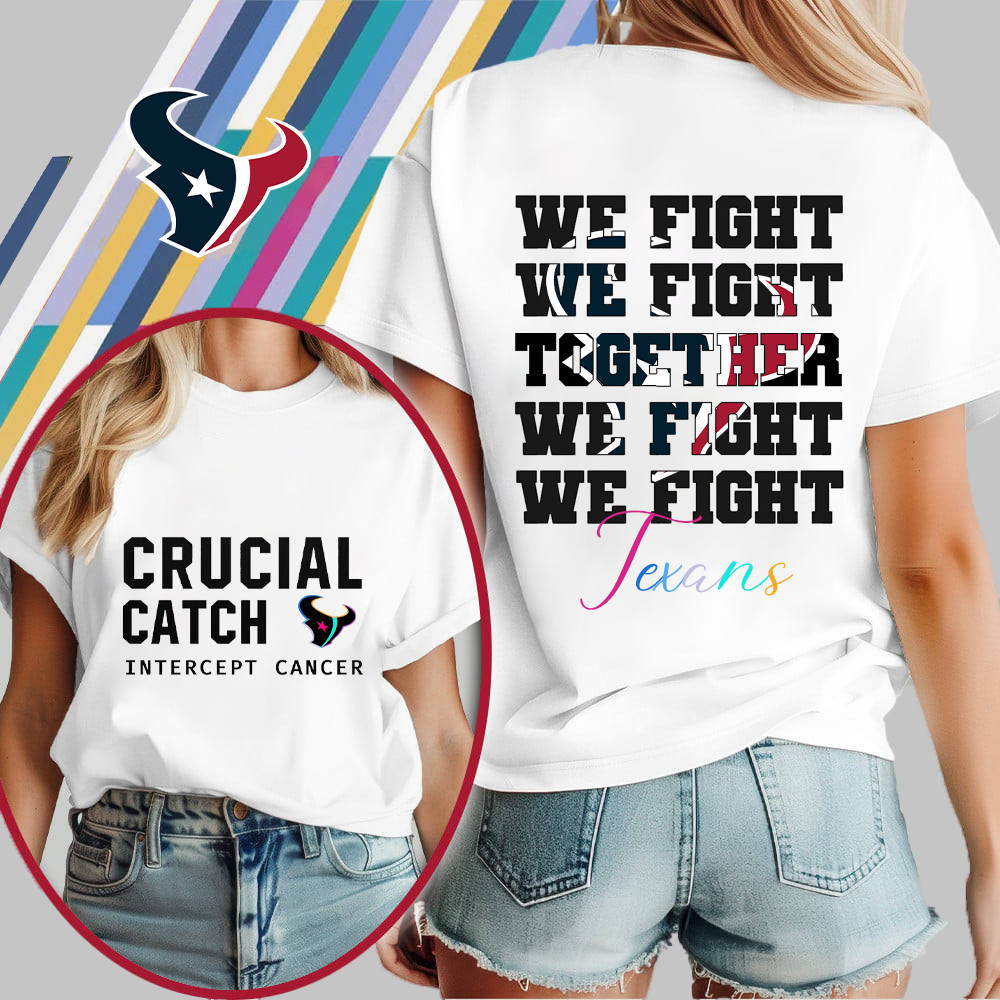 HT NFL Crucial Catch We Fight Together T-Shirt DDT HLPHUONG