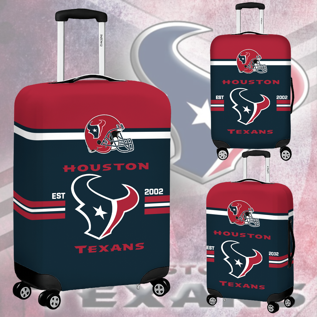 HT NFL Luggage Cover Suitcase Protector DDT NTL