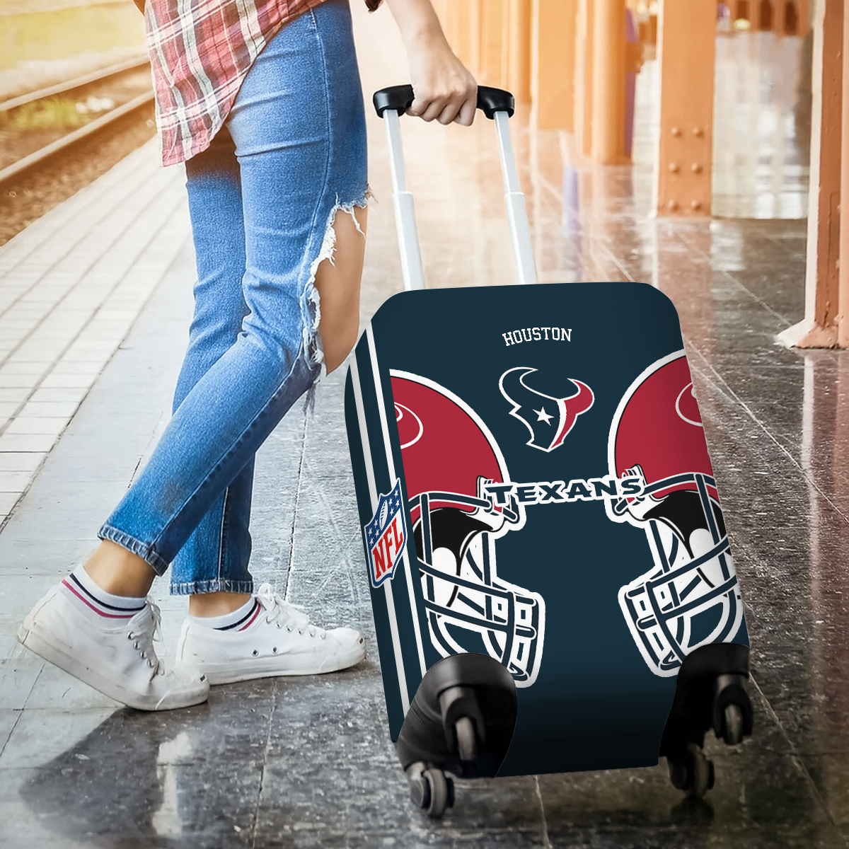HT NFL V2 Luggage Cover Suitcase Protector DDT NTL