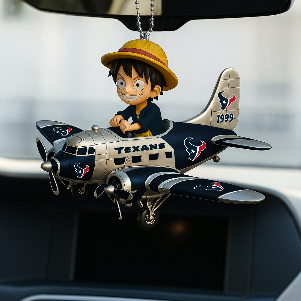 HT NFL x Luffy Premium Car Hanging Ornament DDT CTND