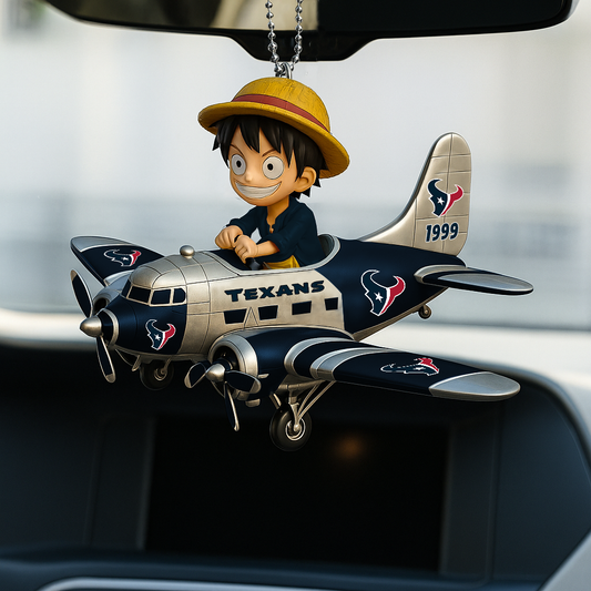 HT NFL x Luffy Premium Car Hanging Ornament DDT CTND