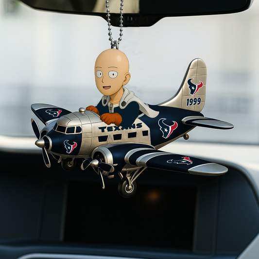 HT NFL x One-Punch Man Premium Car Hanging Ornament DDT HLP
