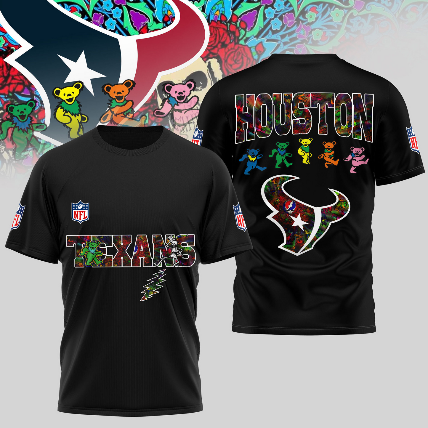 HT Premium NFL Dancing Bear T-Shirt DDT HLPHUONG