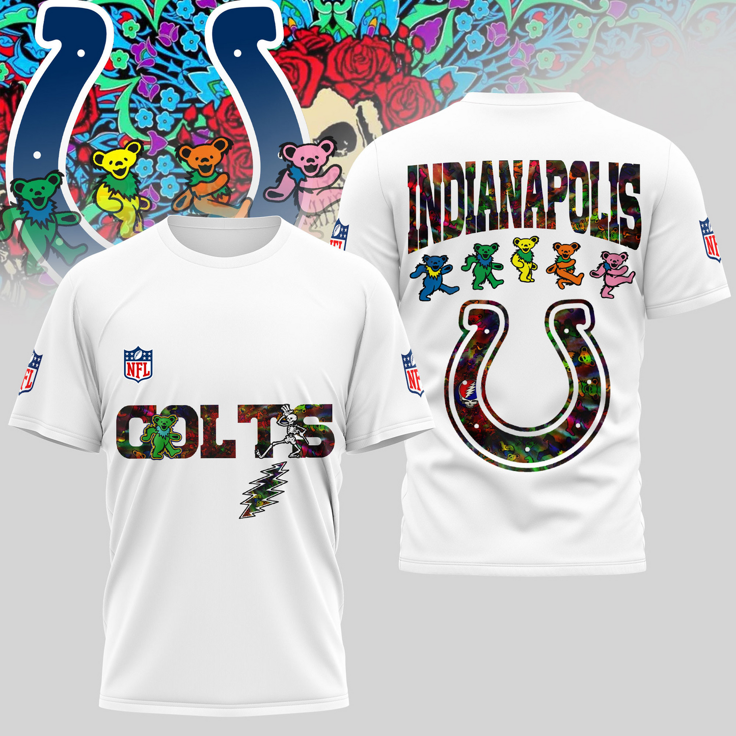 IC Premium NFL Dancing Bear T-Shirt DDT HLPHUONG