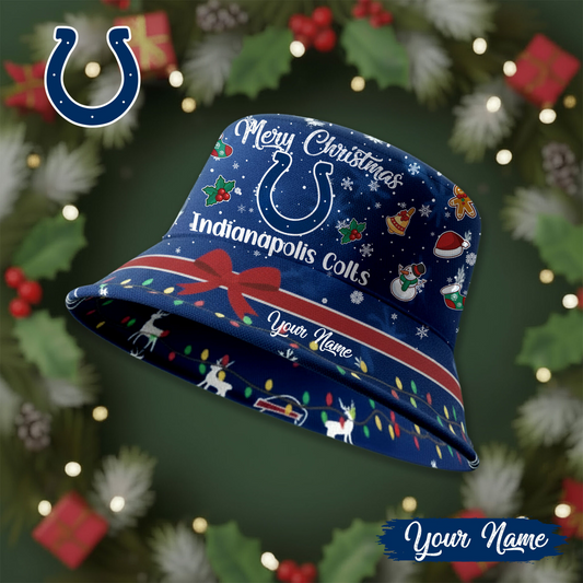 IC Premium NFL Merry Christmas Bucket Hat DDT CTND