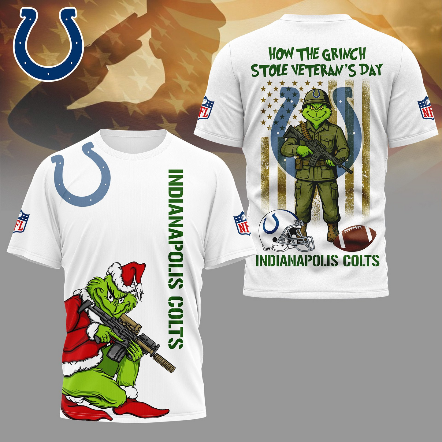 IC Premium NFL The Grinch Salute Veterans DDT CTND
