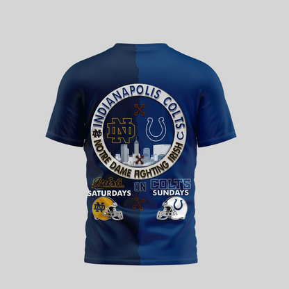 IC Premium NFL x NCAA 3D T-shirt DDT NTL