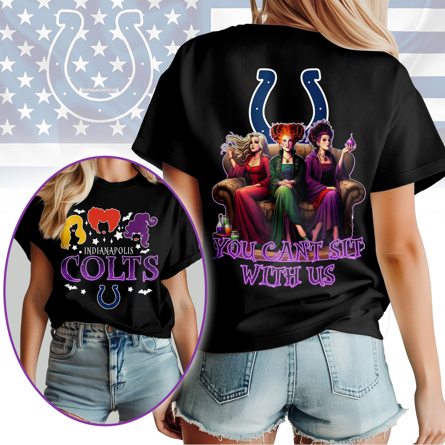 IC Premium NFL You Can't Sit With Us 3D T-shirt DDT NTL