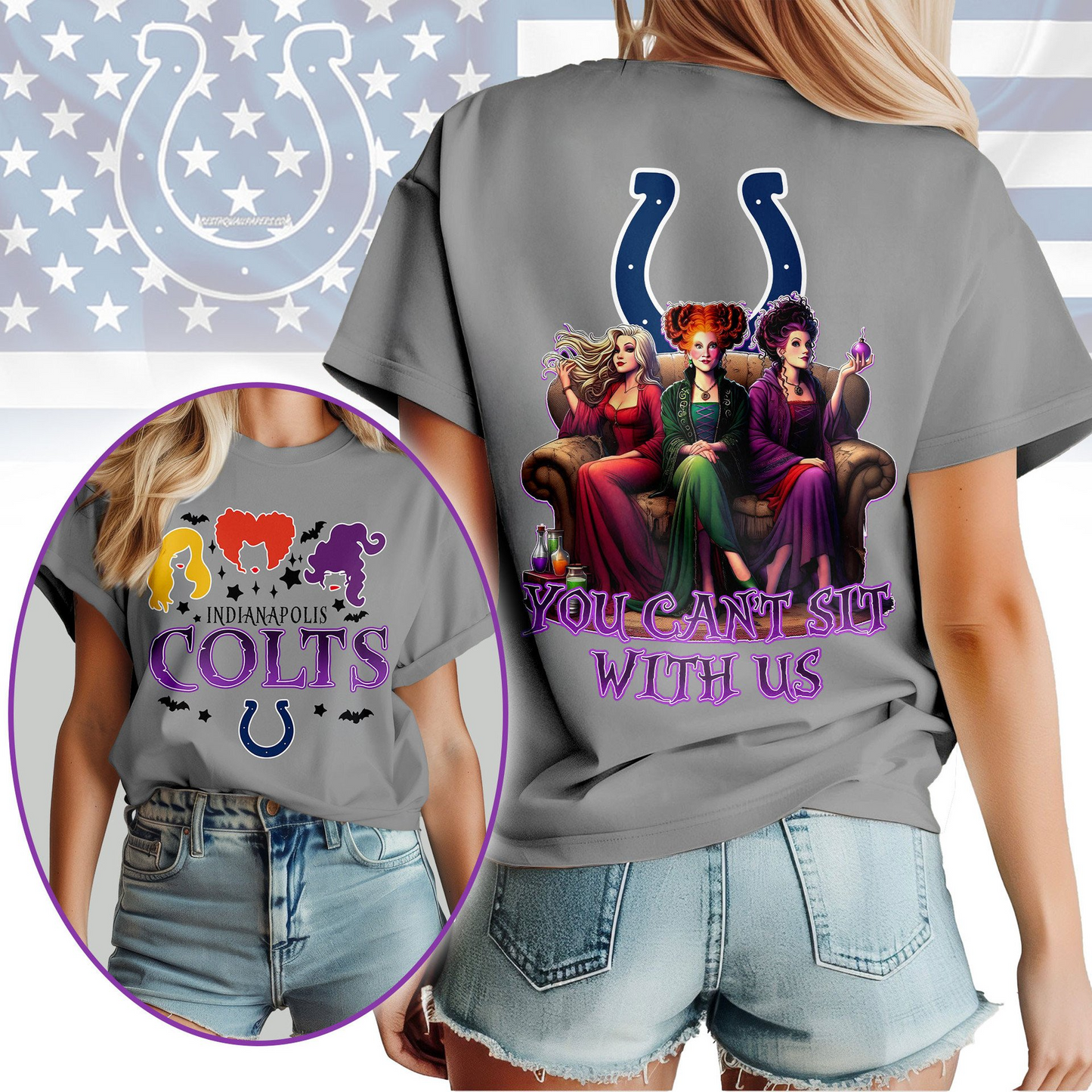 IC Premium NFL You Can't Sit With Us 3D T-shirt DDT NTL