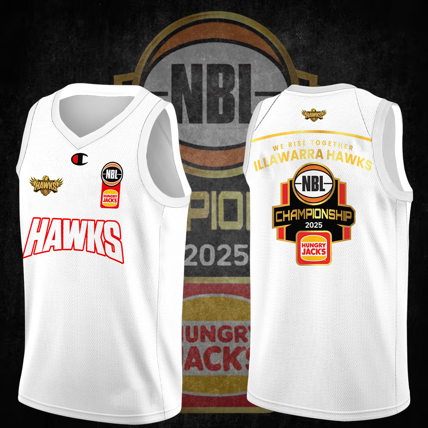 Illawarra Hawks NBL Limited Edition BK Jersey TM V3