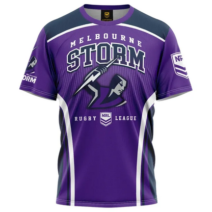 Melbourne Storm NRL 2025 Limitted Edition T-Shirt TM - You will save more when you buy the clothes and hat combo V2