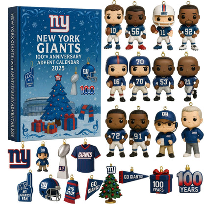 NYG 100th Anniversary Advent Calendar 2025 DDT CTND