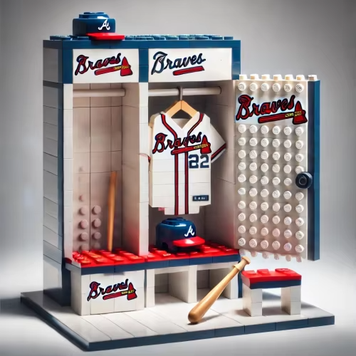MLB Teams Locker Room Baseball Glove Building Block Set DDT NTL