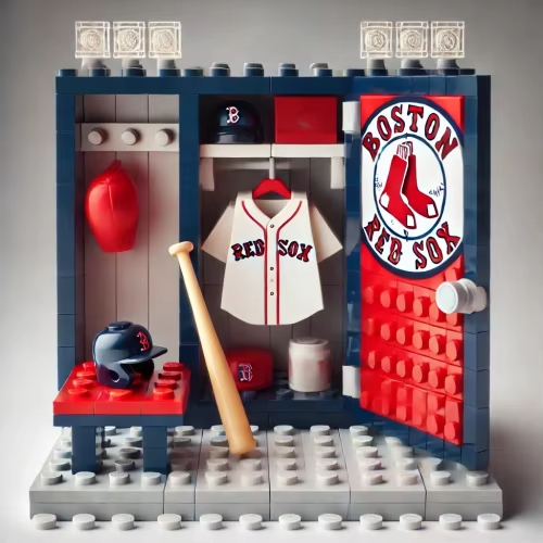 MLB Teams Locker Room Baseball Glove Building Block Set DDT NTL