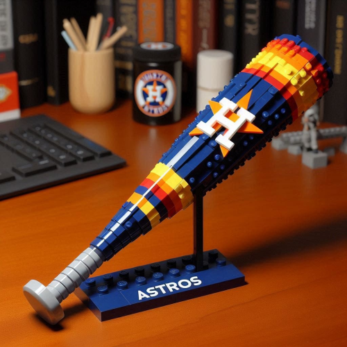 MLB Teams - Baseball Bat Indoor and Outdoor Baseball Training Model Toy Leisure Sports Baseball Bat Building Set DDT NTL