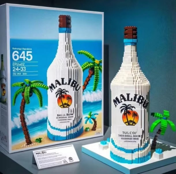 2025 Jizai Creative Design XS Building Block Sets Assembling Wine Bottle Ornaments for Factory Wholesale DDT CTND