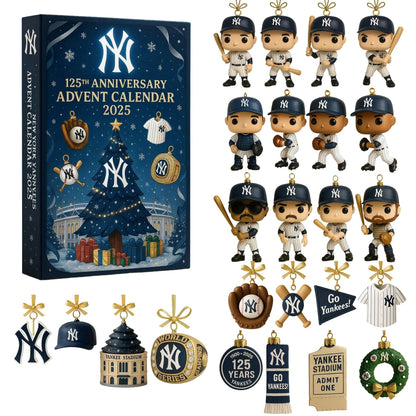 NYY 125th Anniversary Advent Calendar 2025 DDT CTND