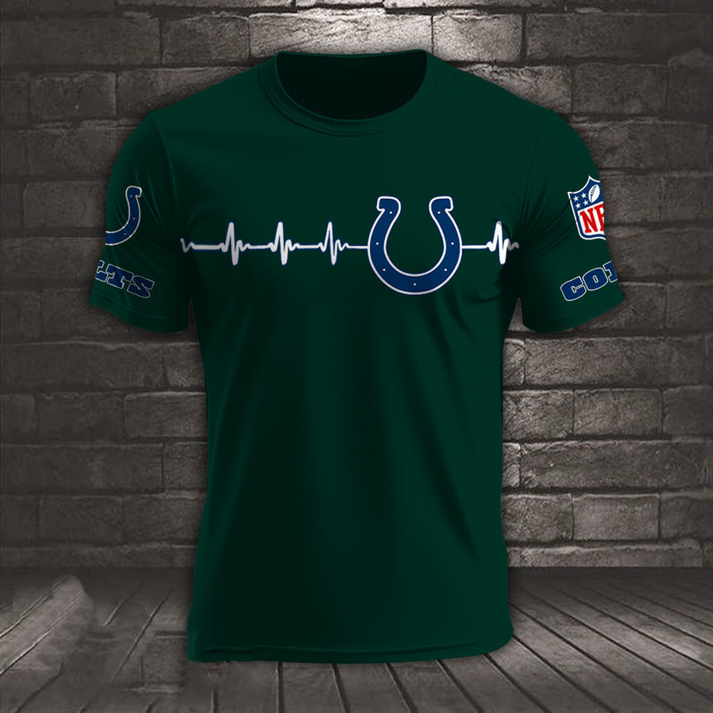 IND x NFL Heart Rate Map Special 3D Shirt DatND ThuongNH