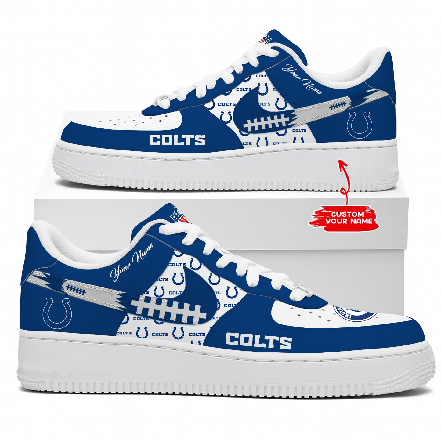IND x NFL Personalized AF1 Shoes DatND DVT