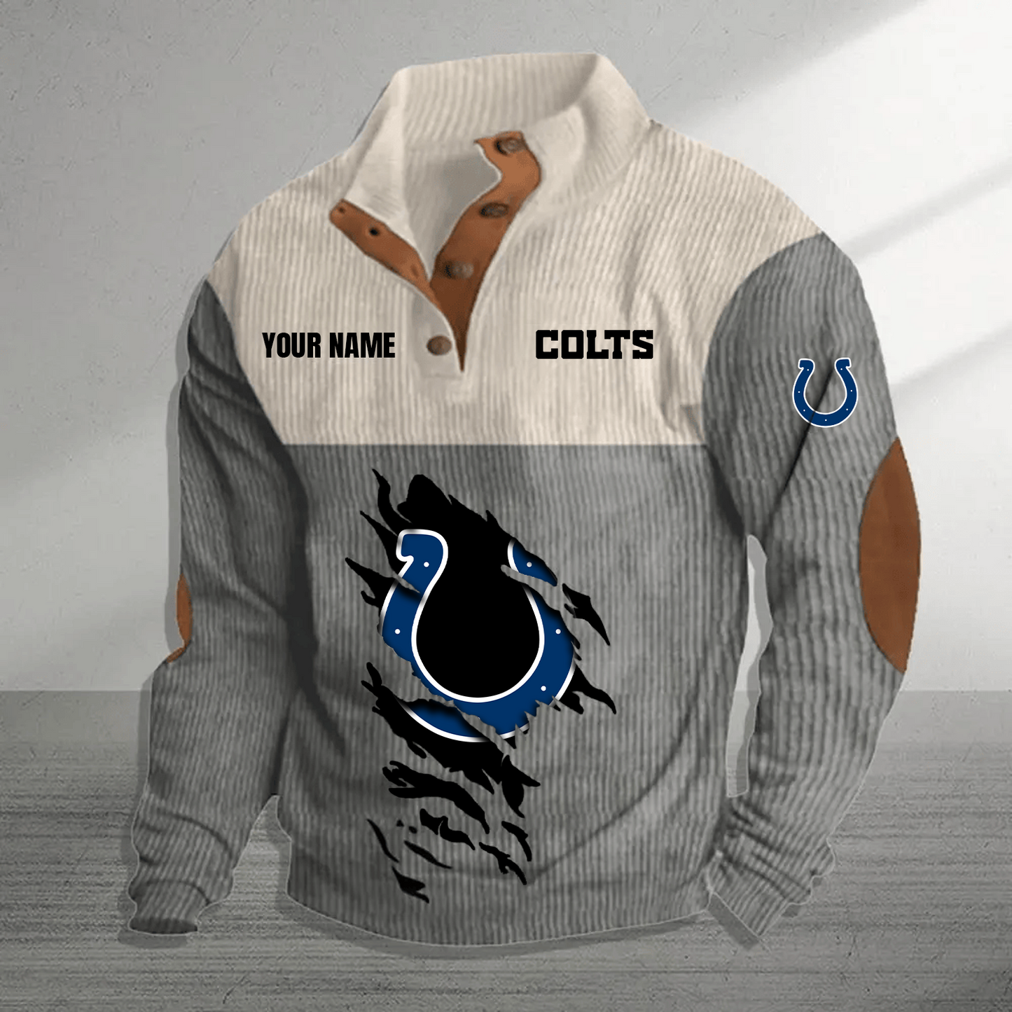 IND x NFL Premium Personalized Game-Day Pullover DATND TANTD