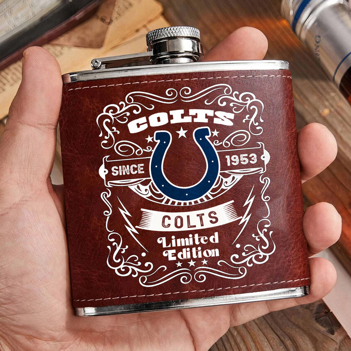 IND x NFL Stainless Steel Flask DatND ThuongNH