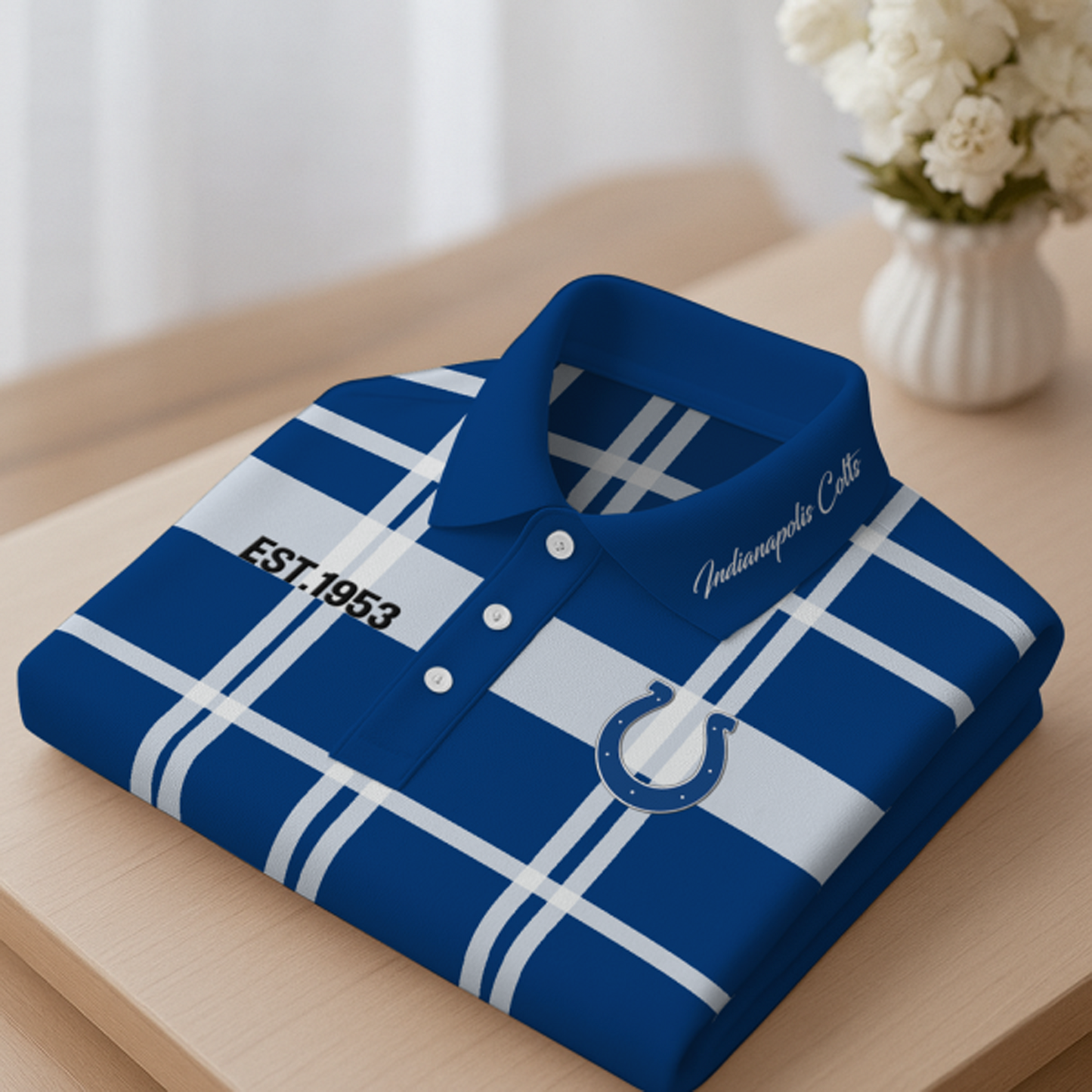 IND X Premium NFL New Polo Long Sleeve V1 NAK NHT