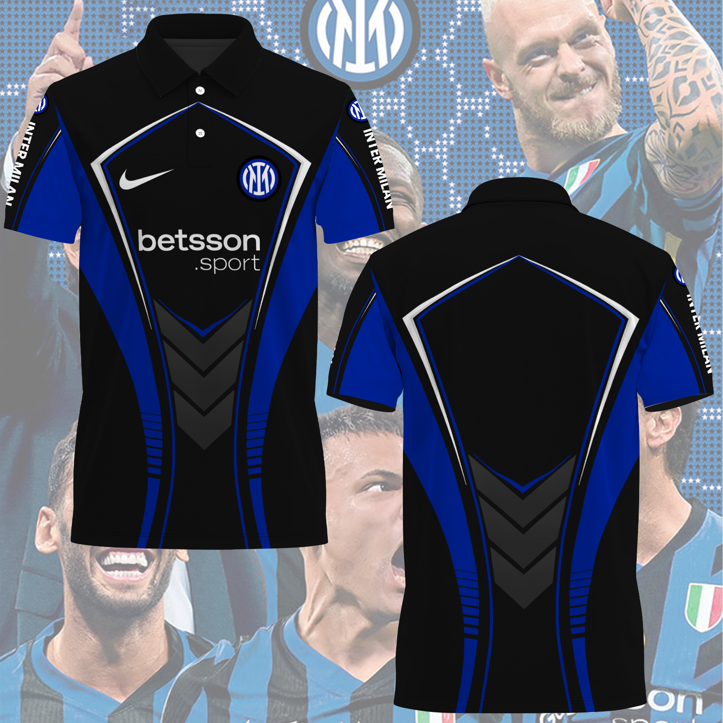 Inter Milan UEFA Champions League Final Polo Shirt TM NTA V2