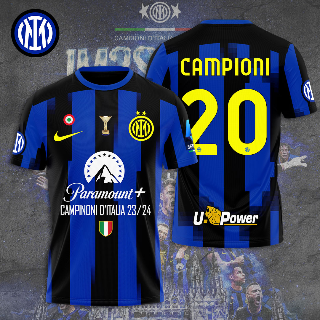 Inter Milan UEFA Champions League Final T-Shirt TM NTA V1