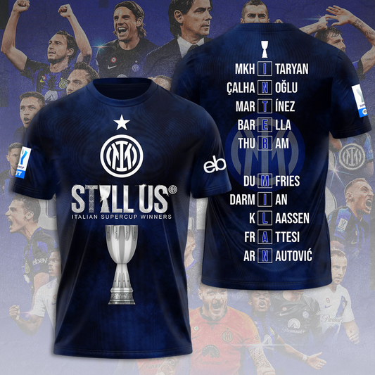 Inter Milan UEFA Champions League Final T-Shirt TM NTA V16