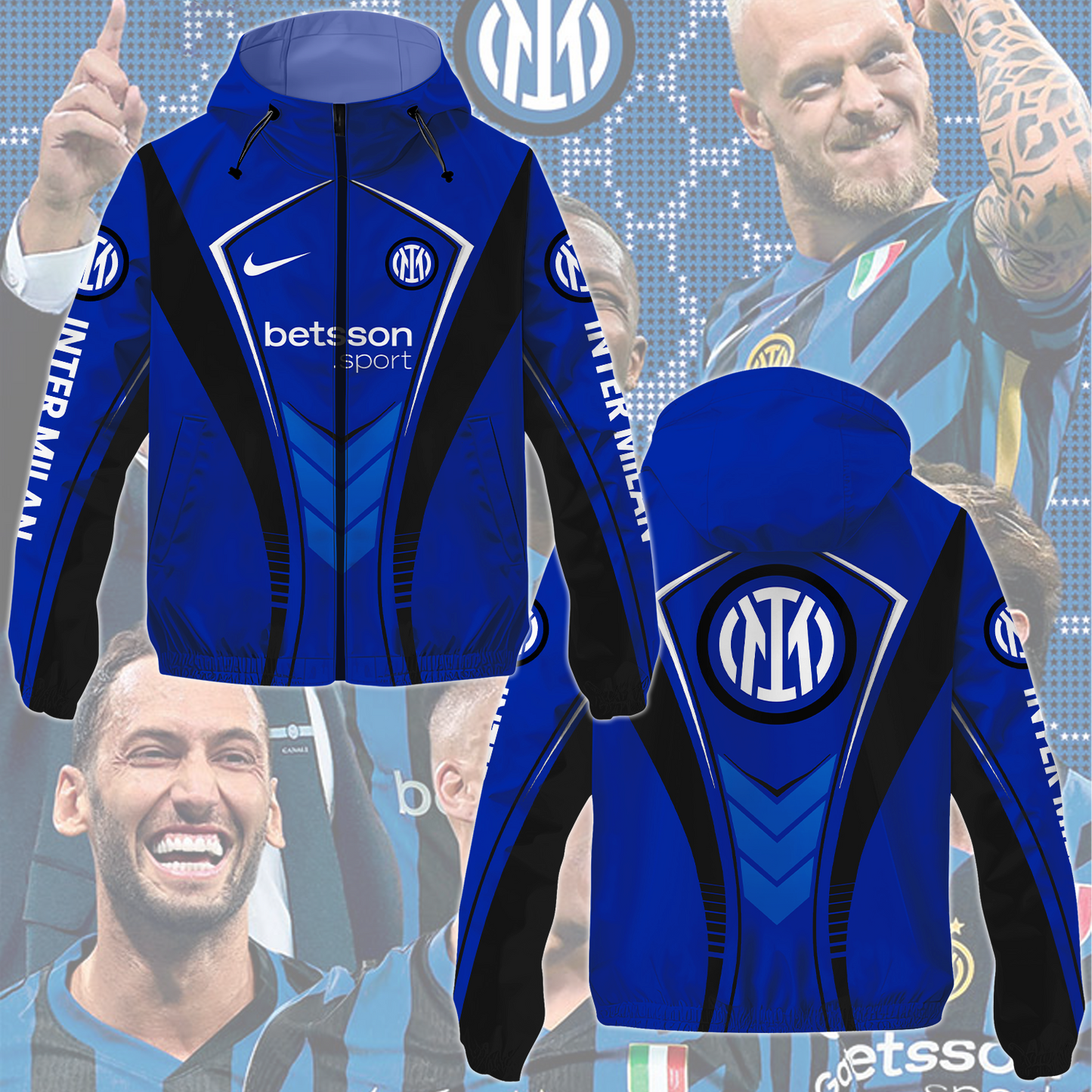 Inter Milan UEFA Champions League Final Winbreaker Jacket TM NTA V1