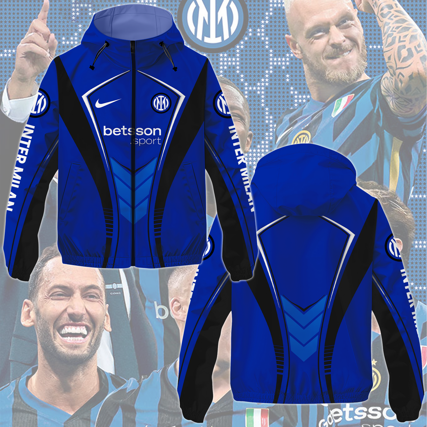 Inter Milan UEFA Champions League Final Winbreaker Jacket TM NTA V2