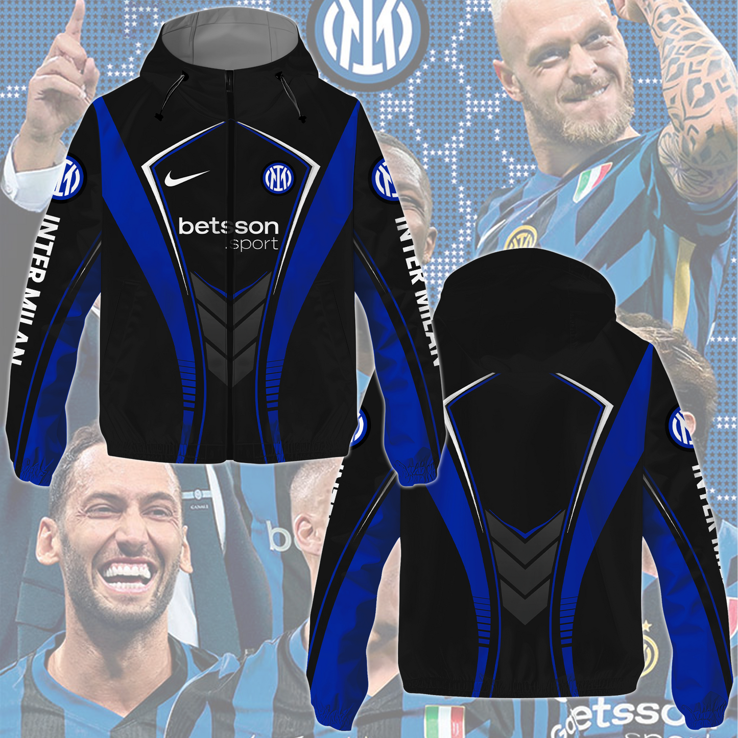 Inter Milan UEFA Champions League Final Winbreaker Jacket TM NTA V4