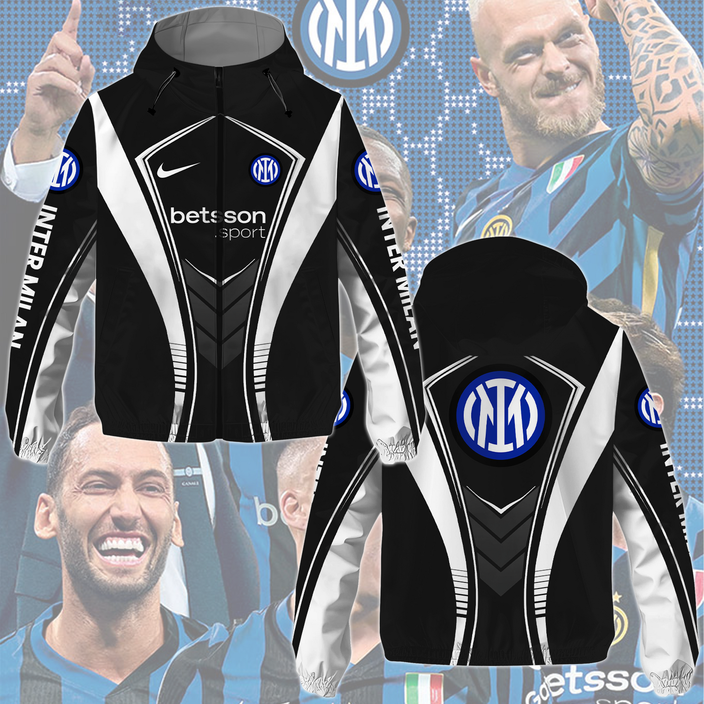 Inter Milan UEFA Champions League Final Winbreaker Jacket TM NTA V5