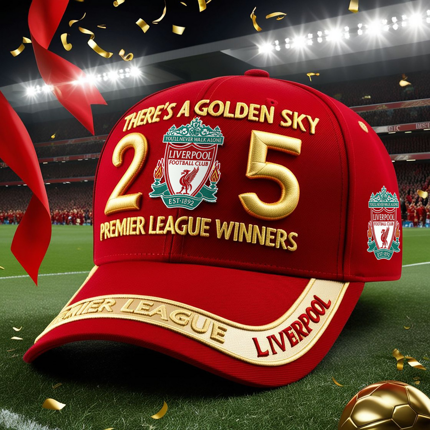 Liverpool FC Champions Premier League V12 Classic Cap DDTTTV