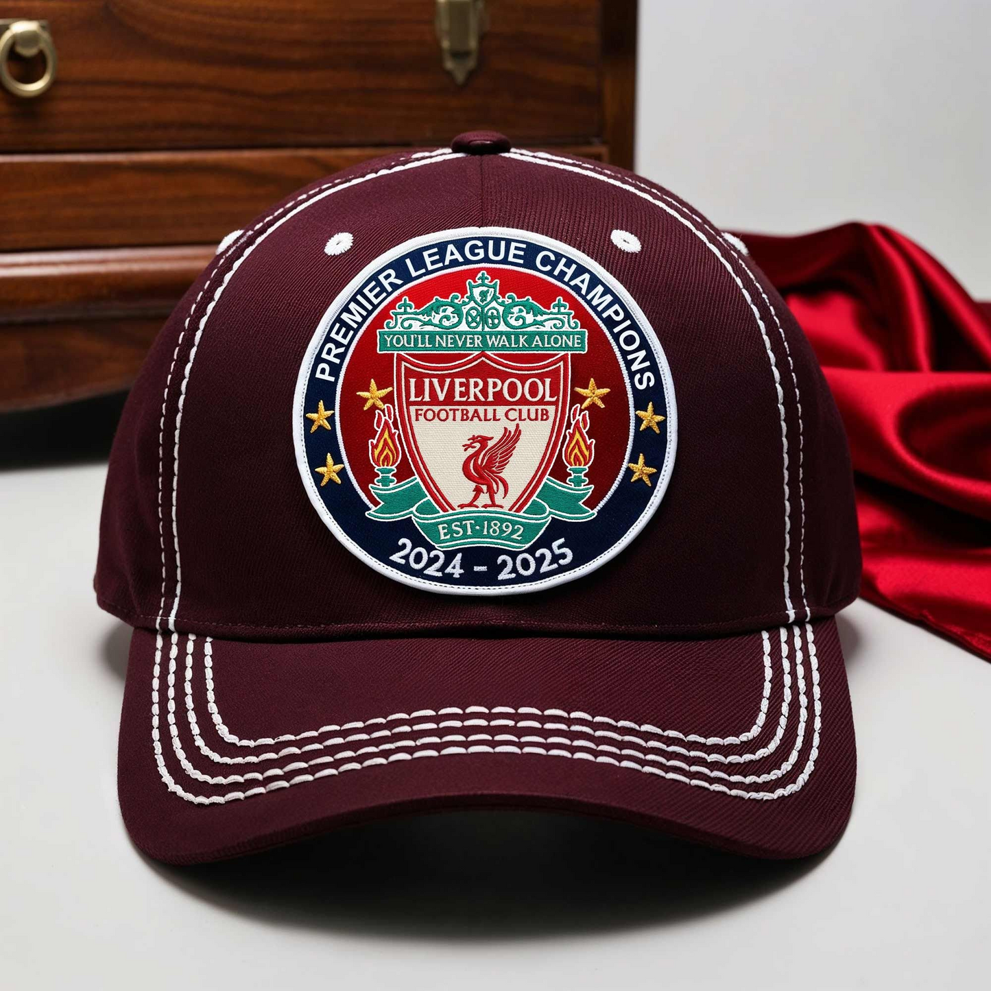 Liverpool FC Champions Premier League V7 Classic Cap DDTTTV