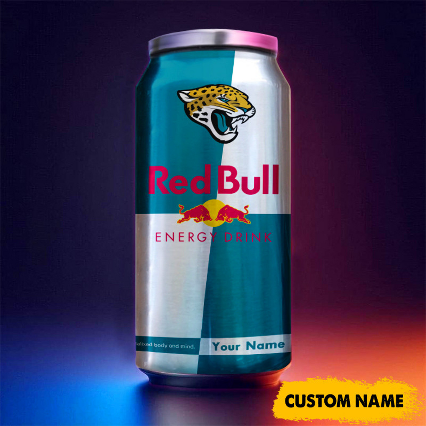 JAC x NFL Mix RedB Drink Can Tumbler Custom Any Name DATND TANTD