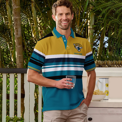 JAC x NFL New Style Men Short Sleeves Polo Shirt DatND DVT