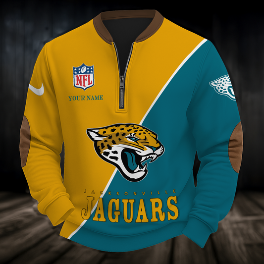 JAC x NFL Premium Personalized Game Day Quarter-Zip DatND ThuongNH