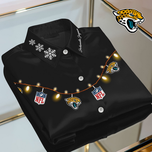 JAC X Premium NFL Christmas Long Sleeve Casual Shirt V1 NAK NHT