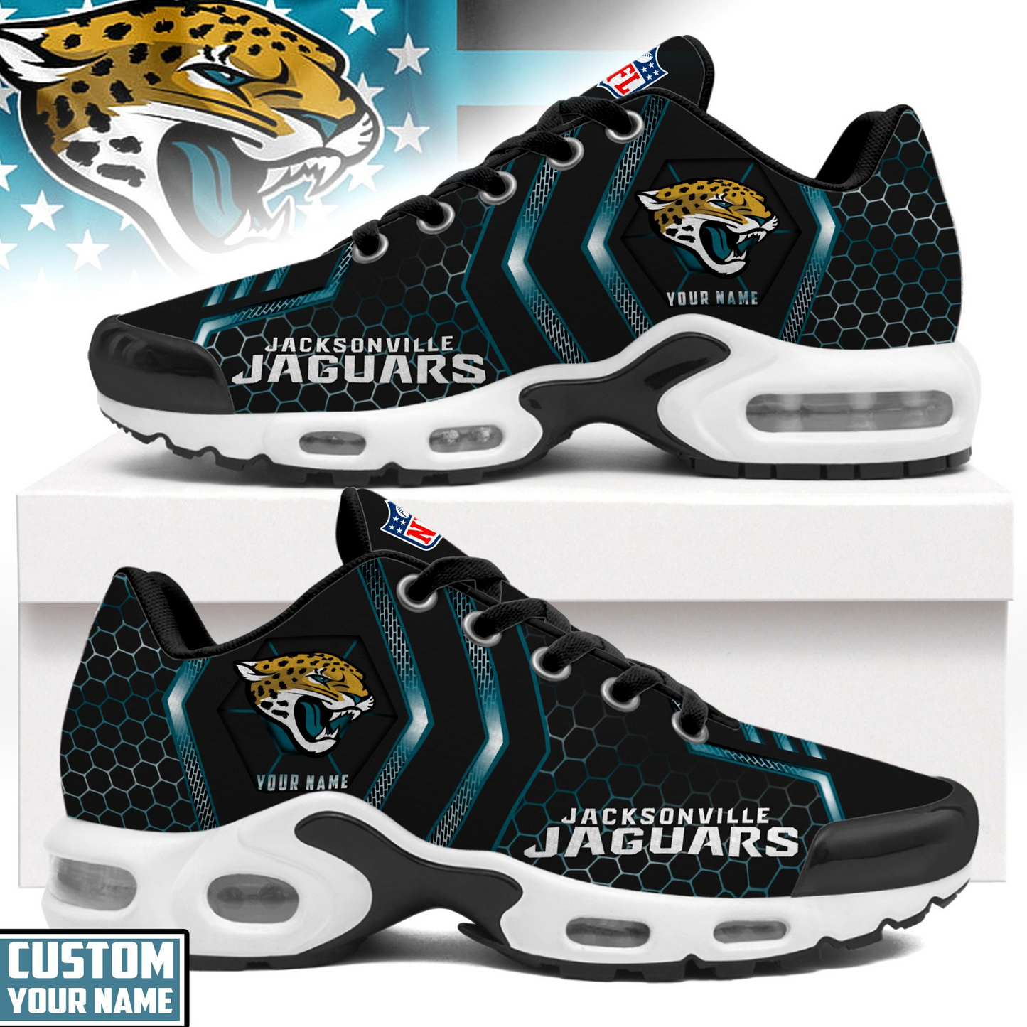 JJ NFL Personalized Air Max Shoes Exclusive DDT CTND